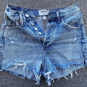 AGOLDE Parker Denim Shorts Size 24